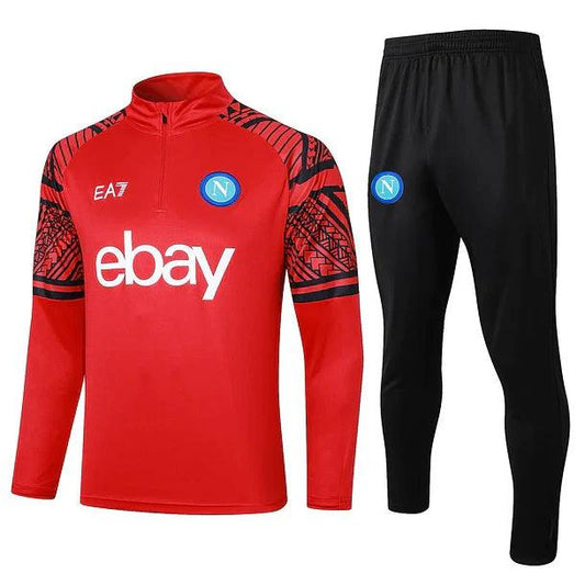 Red Nápoles Tracksuit w/shirt 2023/24