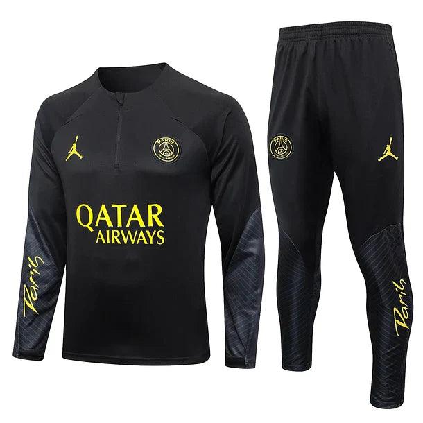 Survêtement avec maillot PSG 3 Noir 2023/24