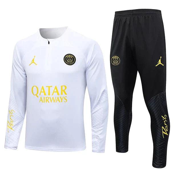 White PSG Tracksuit w/shirt 2023/24