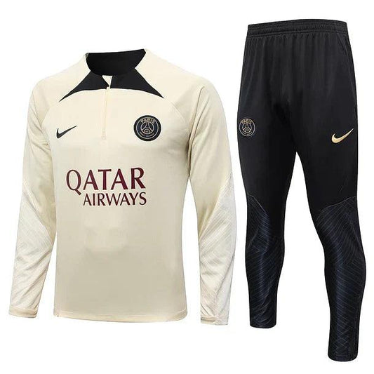 Survêtement PSG beige avec maillot 2023/24