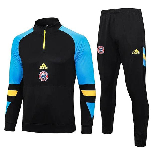 black Bayern Munich tracksuit/shirt 2023/24