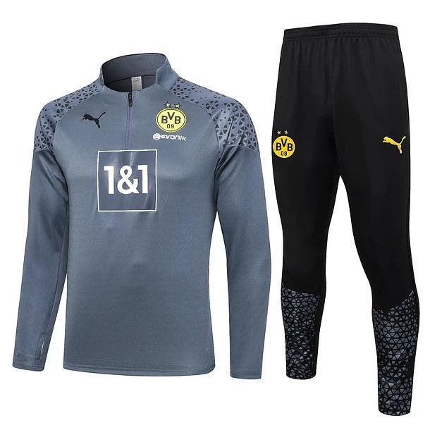 Survêtement avec maillot Dortmund gris 2023/24