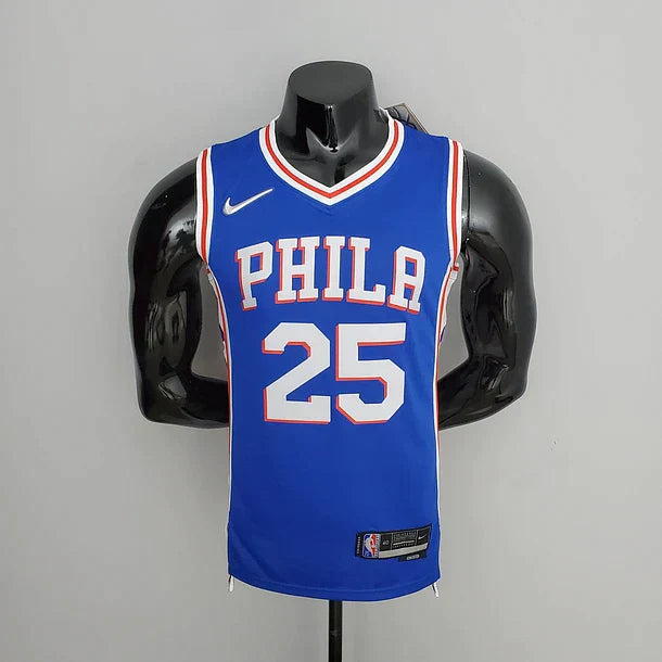 Bleu du 75e anniversaire des 76ers de Philadelphie 