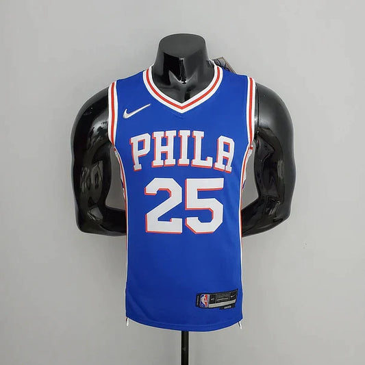 Bleu du 75e anniversaire des 76ers de Philadelphie 