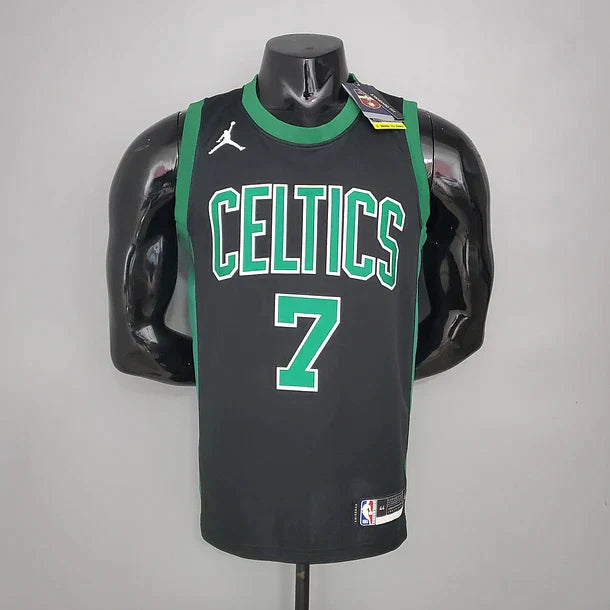 Boston Celtics White Jordan thème noir 