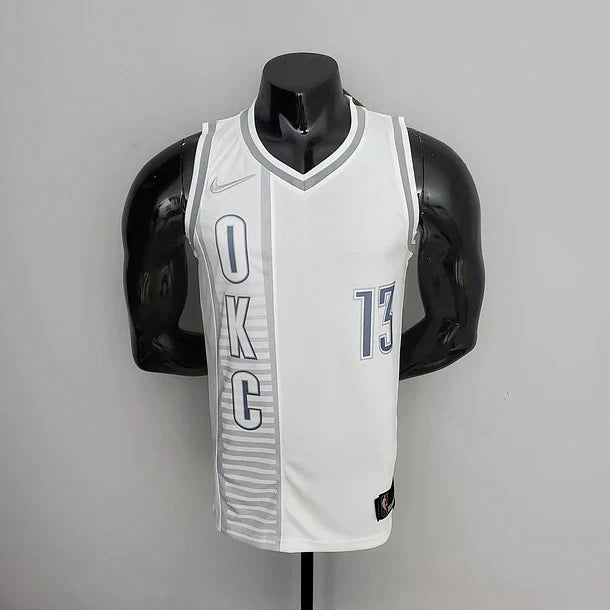 Oklahoma City Thunders 75e anniversaire City Edition Blanc 