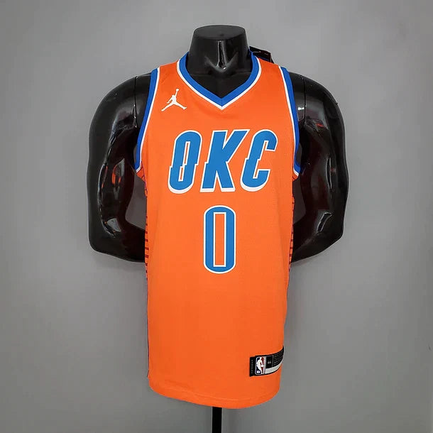 Oklahoma City Thunders Thunder Jordan Orange 