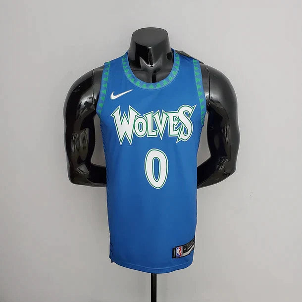 Minnesota Timberwolves 75e anniversaire City Edition Bleu 