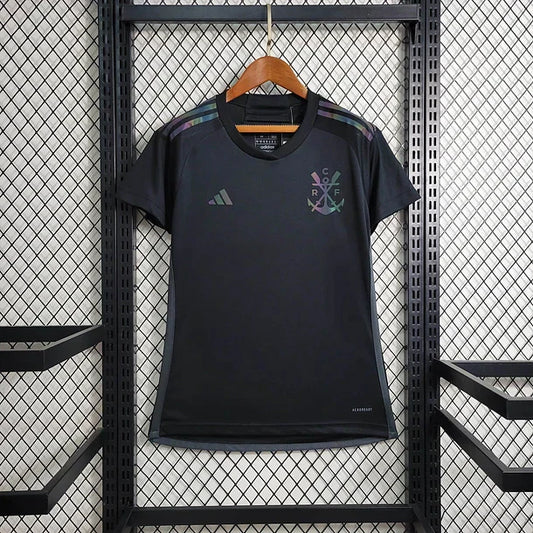 Black Flamengo 2023/24 Women's Secondary Shirt 