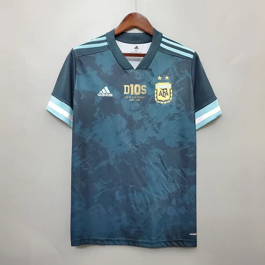 Maillot secondaire Maradona 2020, édition commémorative d'Argentine 