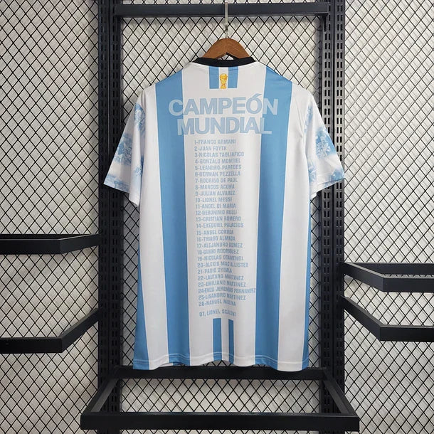 Maillot commémoratif du champion du monde d'Argentine 2022 