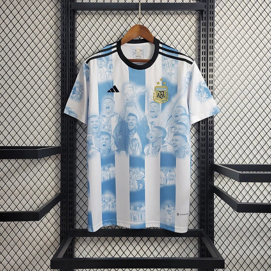 Maillot commémoratif du champion du monde d'Argentine 2022 