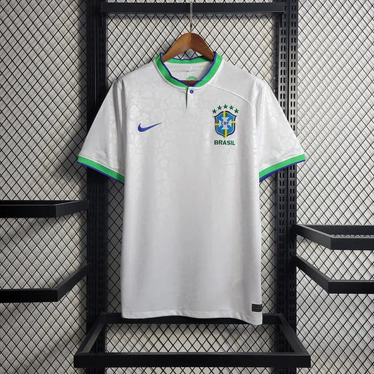 Leopard White Brazil 2022/23 Jersey