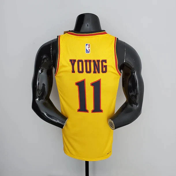 Atlanta Hawks 75th Anniversary 2202 Season yellow