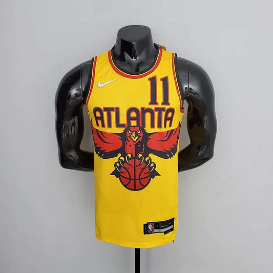 Atlanta Hawks 75th Anniversary 2202 Season yellow