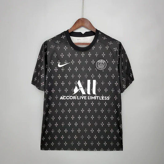 Black PSG 2021/22 Training Shirt