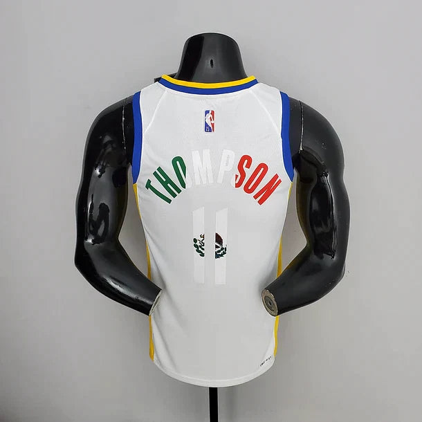 Golden State Warriors 75e anniversaireThompson Mexico Edition Blanc 