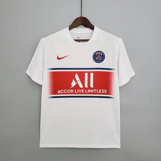 White PSG 2021/22 Training Shirt