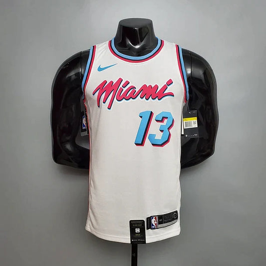 Miami Heat Col V Blanc 