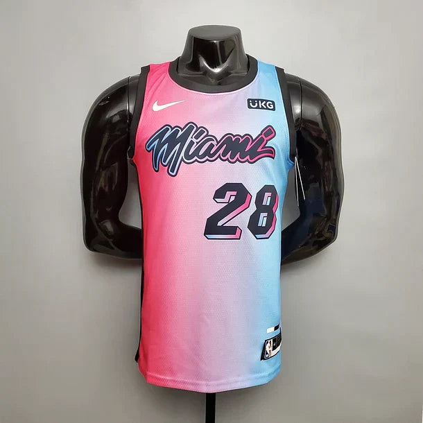 Miami Heat Edition Rose Bleu Dégradé de Couleur 