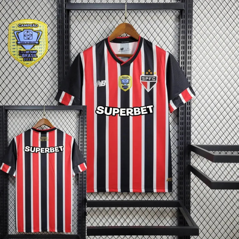 Camisola Secundária São Paulo 204/25 + all sponsors