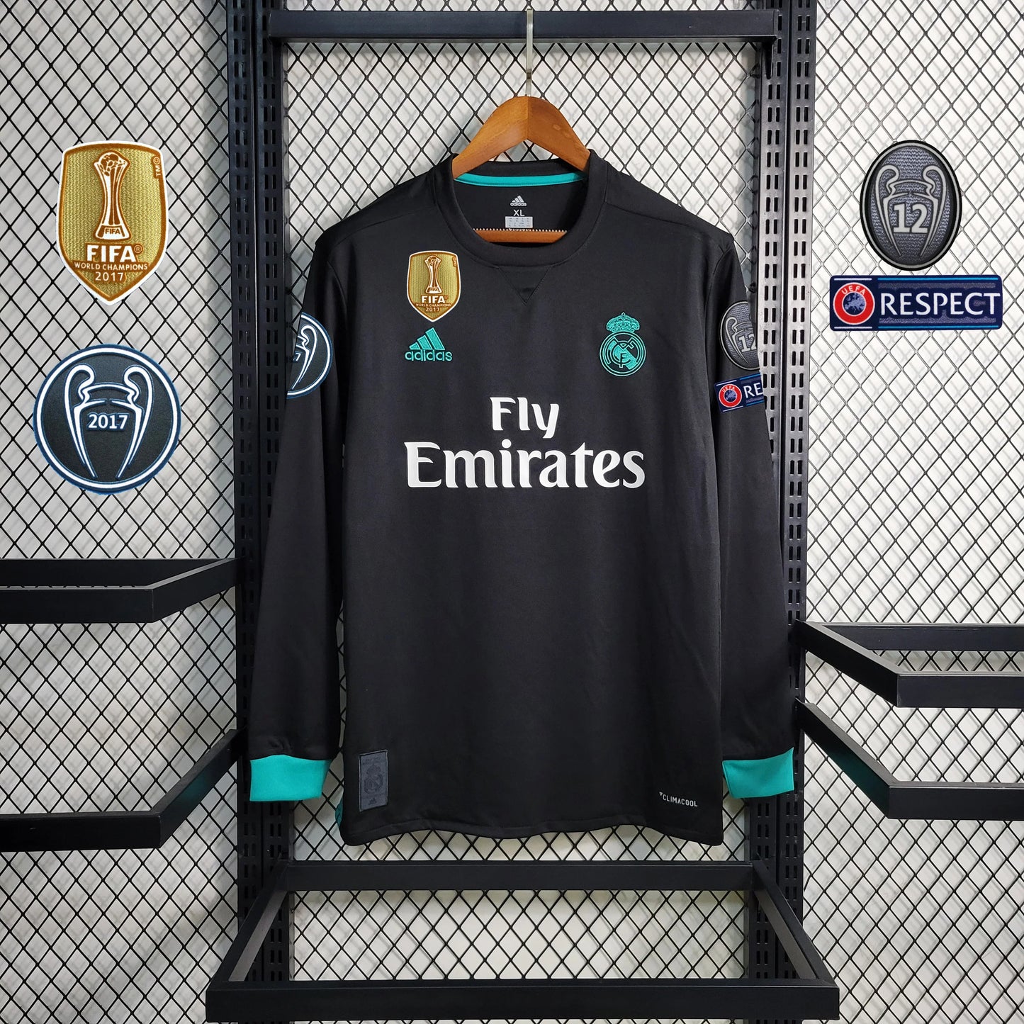 Camisola Secundária Real Madrid Manga Comprida 2017/18