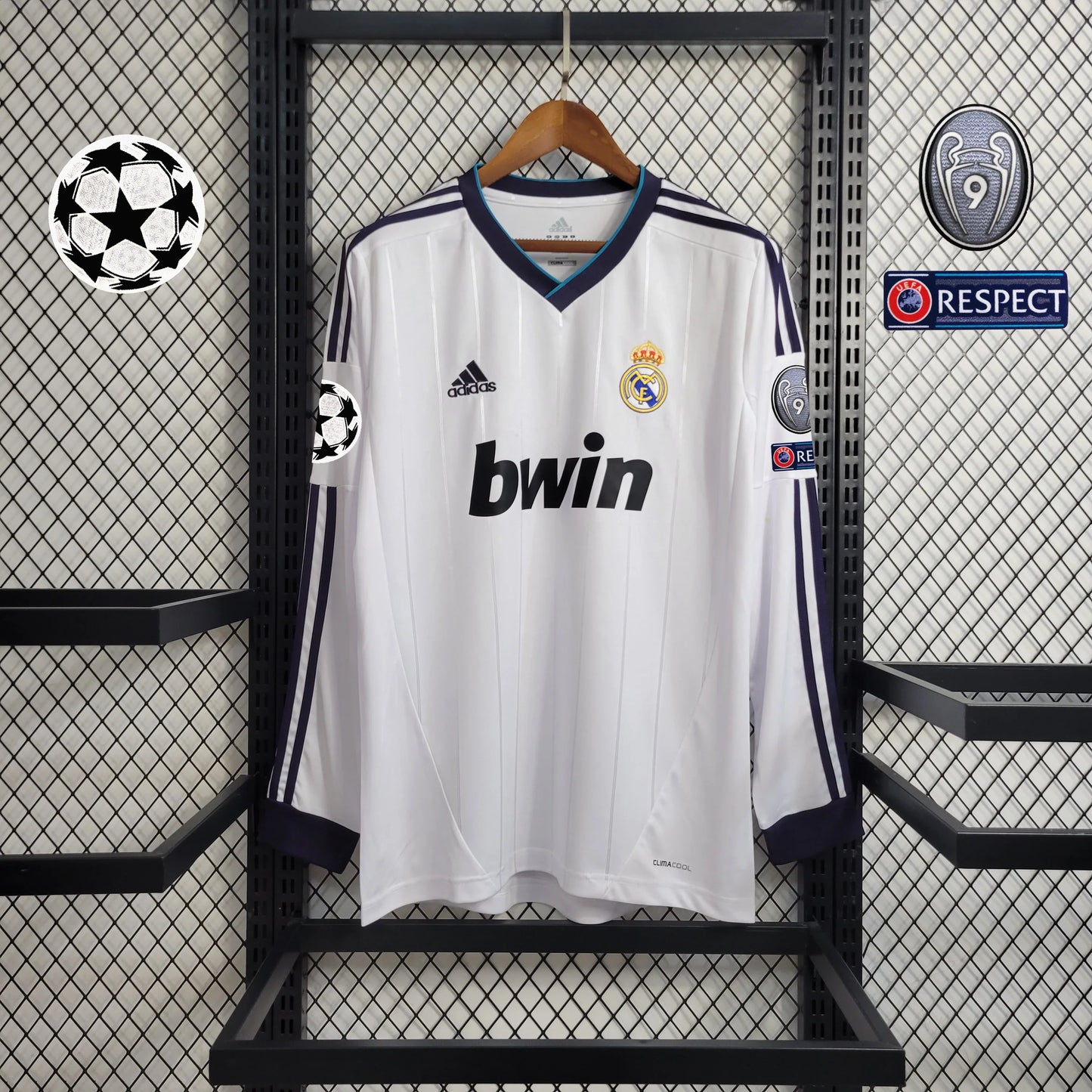 Camisola Principal Real Madrid Manga Comprida 2012/13