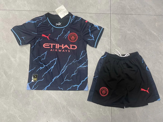 Kit Criança Terceiro Manchester City 2023/24