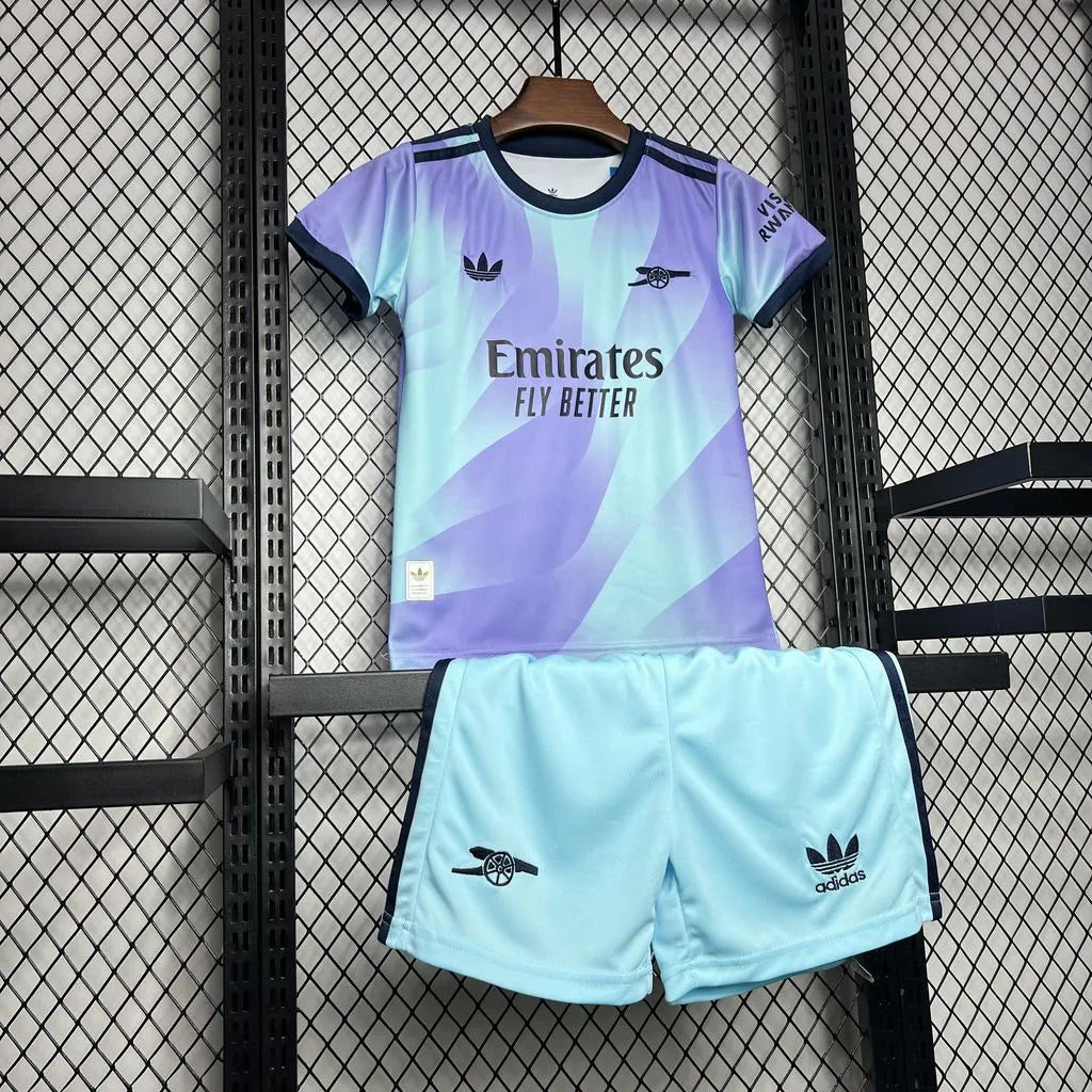 Terceiro Kit Criança Arsenal 2024/25