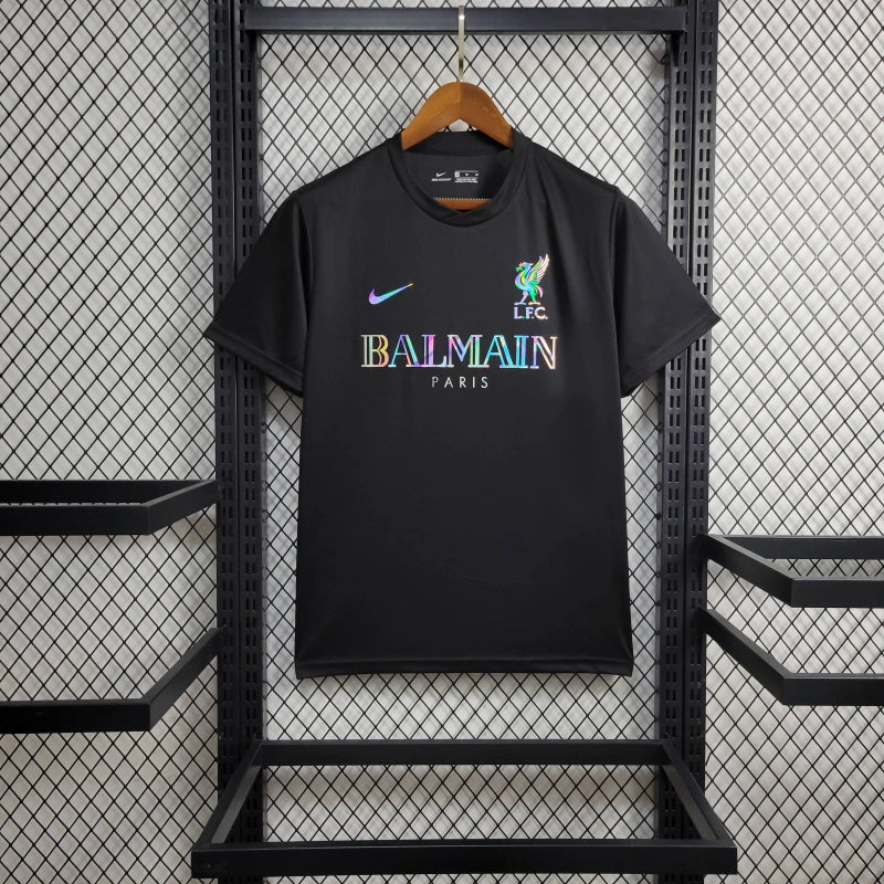 Camisola Liverpool Balmain Black 2024/25