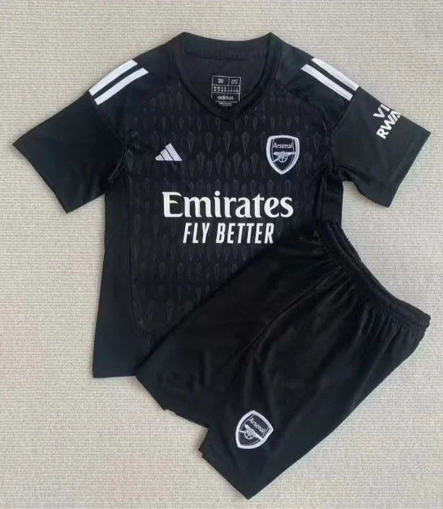 Kit Enfant GK Black Arsenal 2023/24 