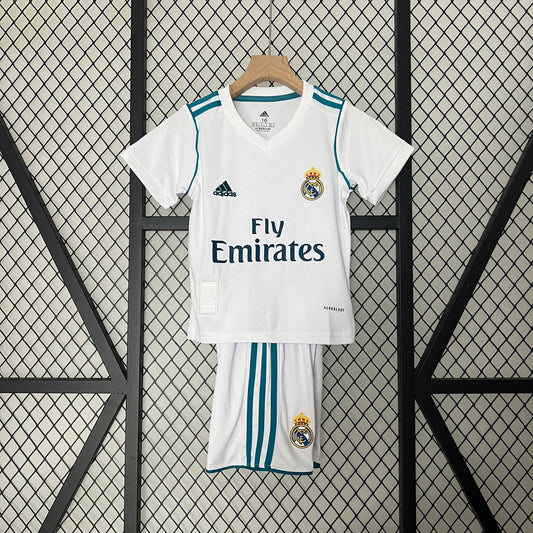 Kit Criança Principal Real Madrid 2017/18