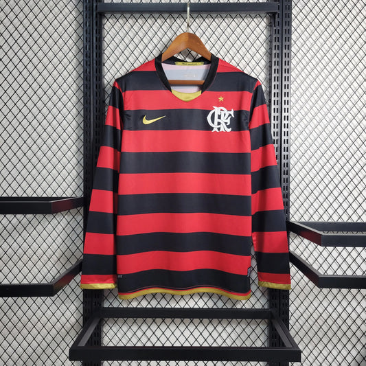 Camisola Principal Flamengo 2009/10 Manga Comprida