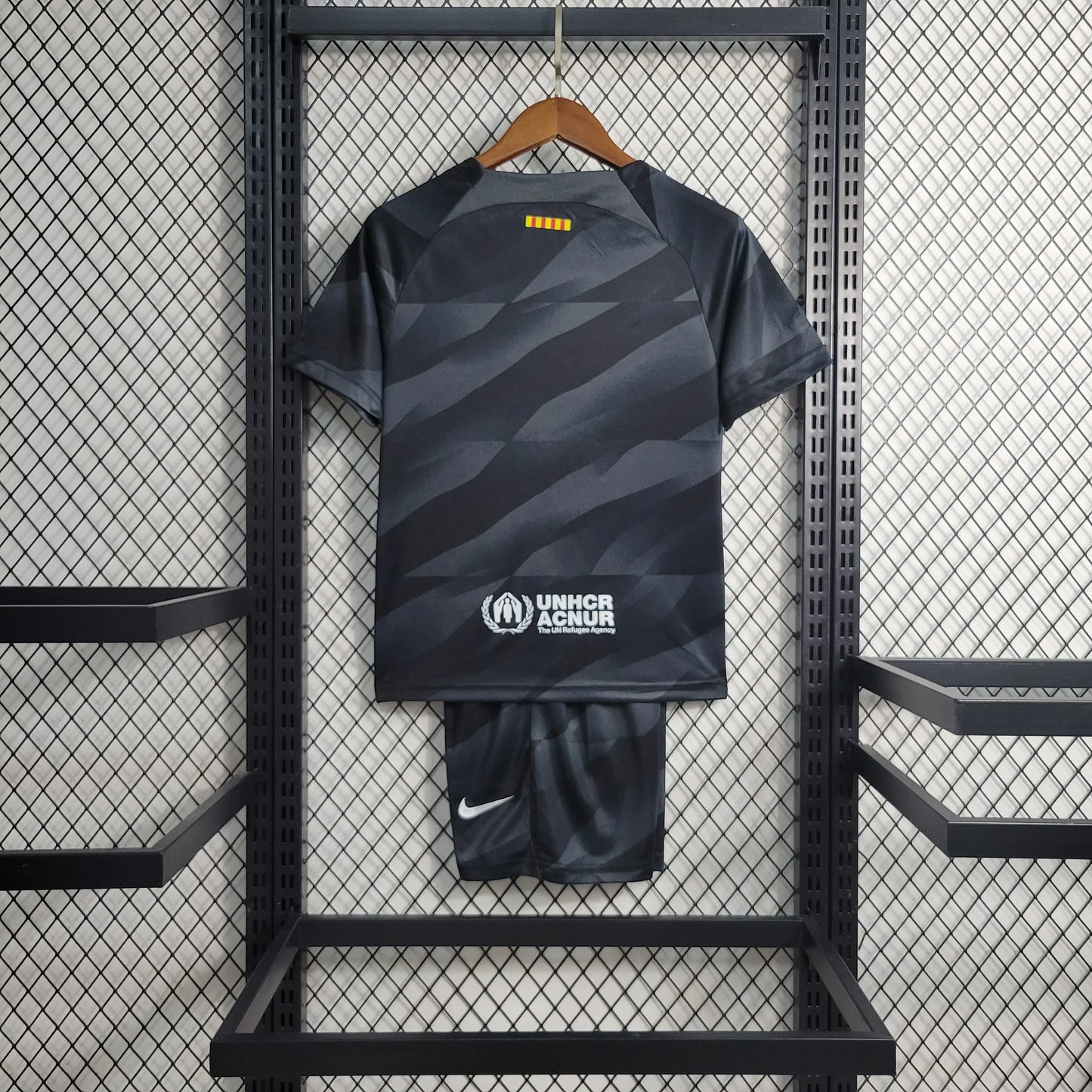 Kit Criança GK Black Barcelona 2023/24