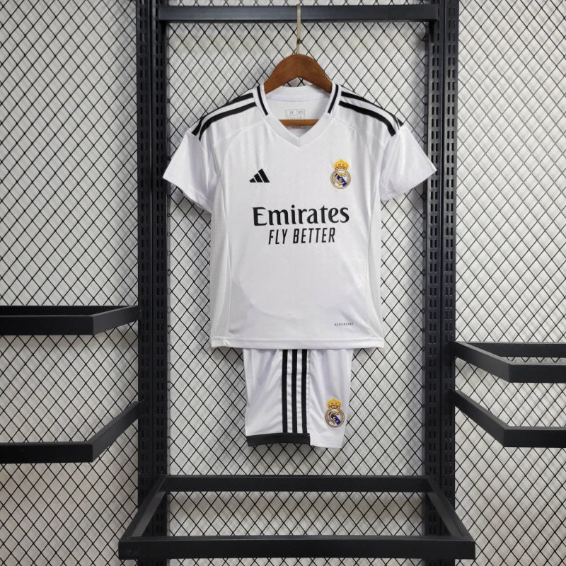 Kit Criança Principal Real Madrid 2024/25