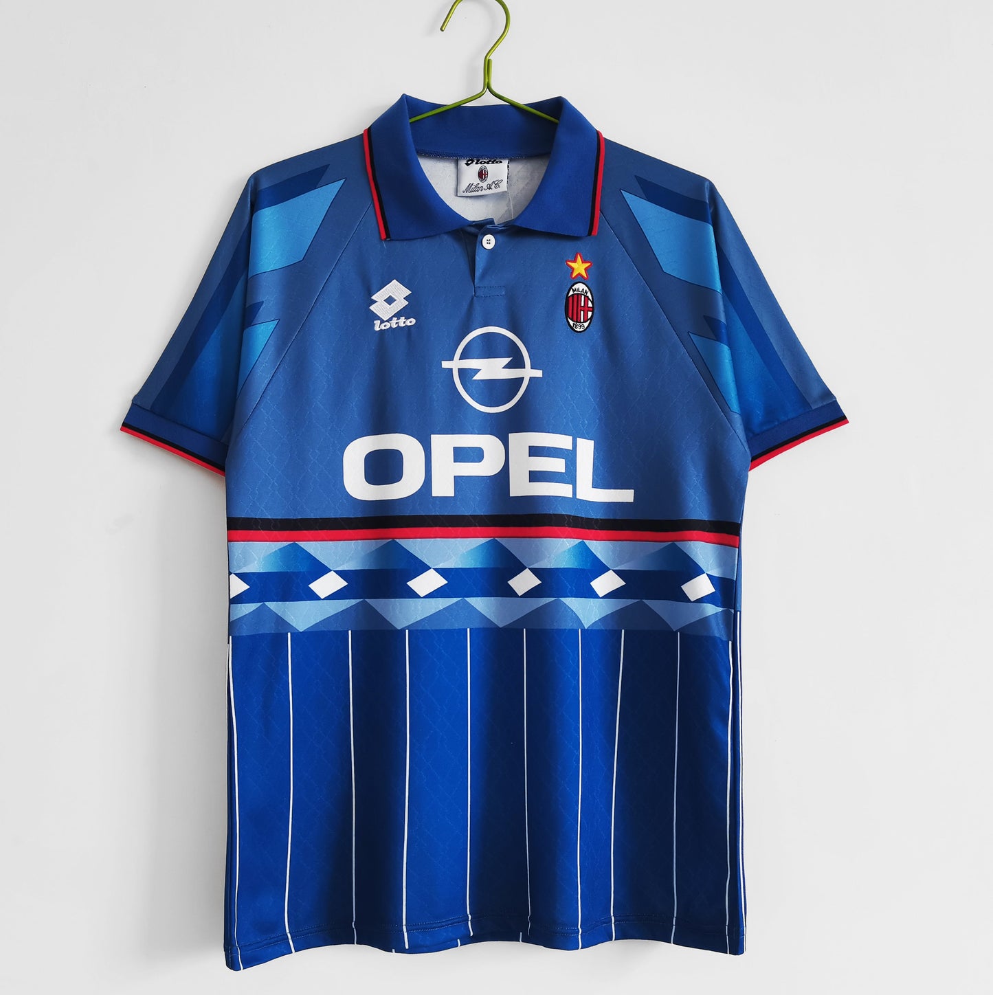 Camisola Secundária Blue AC Milan 95/96