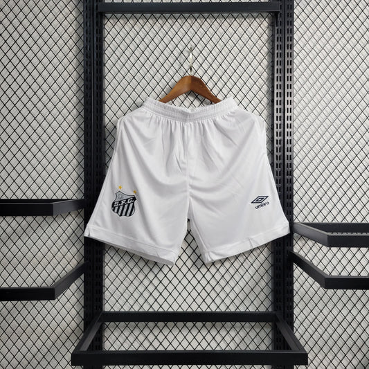 White Santos Shorts 2023/24