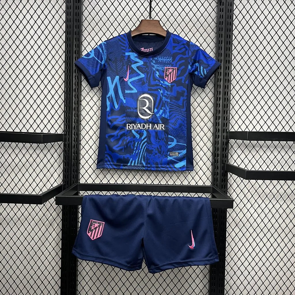 Kit Criança Terceiro Atlético de Madrid 2024/25