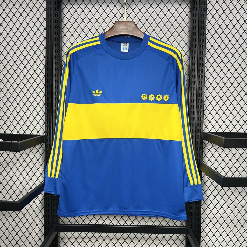 Camisola Principal Boca Juniors 1981 Manga Comprida