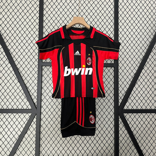 Kit Criança Principal AC Milan 2006/07