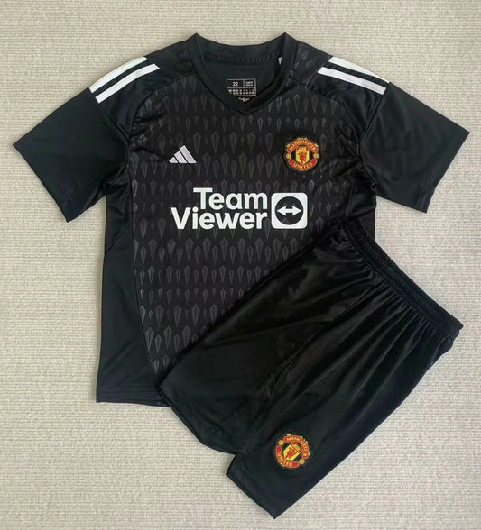 Kit Enfant GK Noir Manchester United 2023/24 