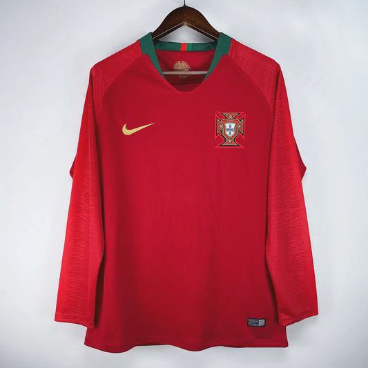 Portugal Long Sleeve Home Shirt 2018