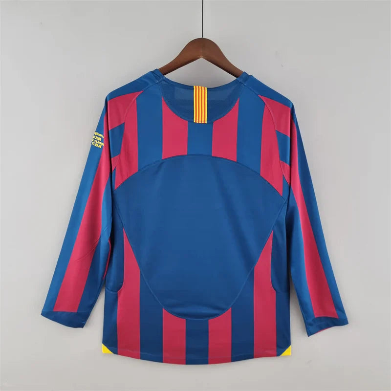 Barcelona Long Sleeve Home Shirt 2005/06