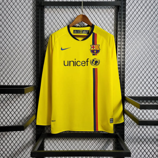 Barcelona Long Sleeve Away Shirt 2008/09