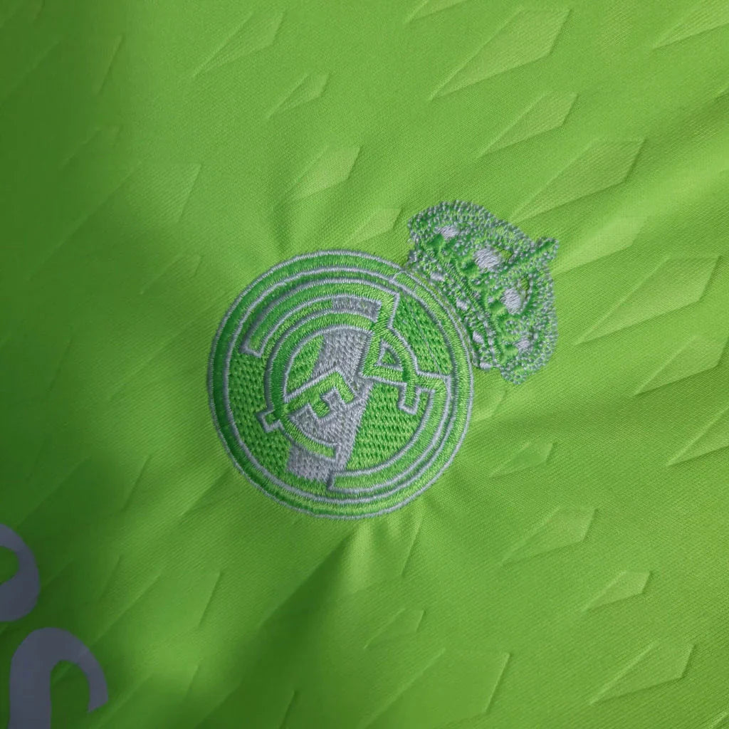 GK Green Fluorescent Real Madrid 2023/24 Children's Kit