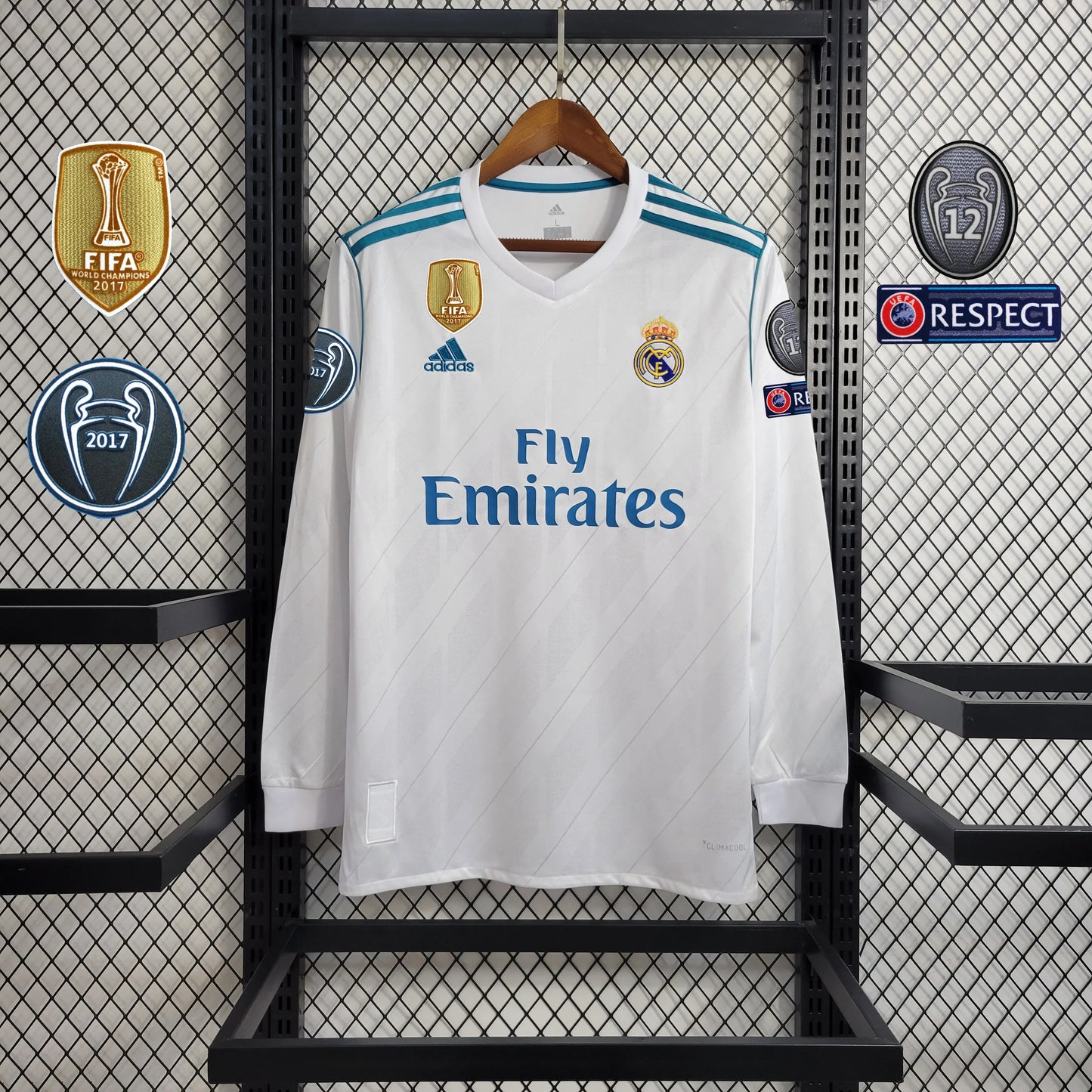 Maillot Domicile Manches Longues Real Madrid 2017/18 