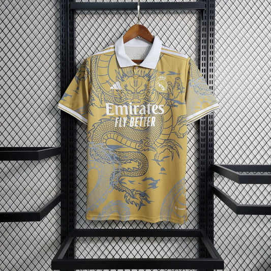 Camisola Real Madrid Yellow Special Edition Dragon 2023/24