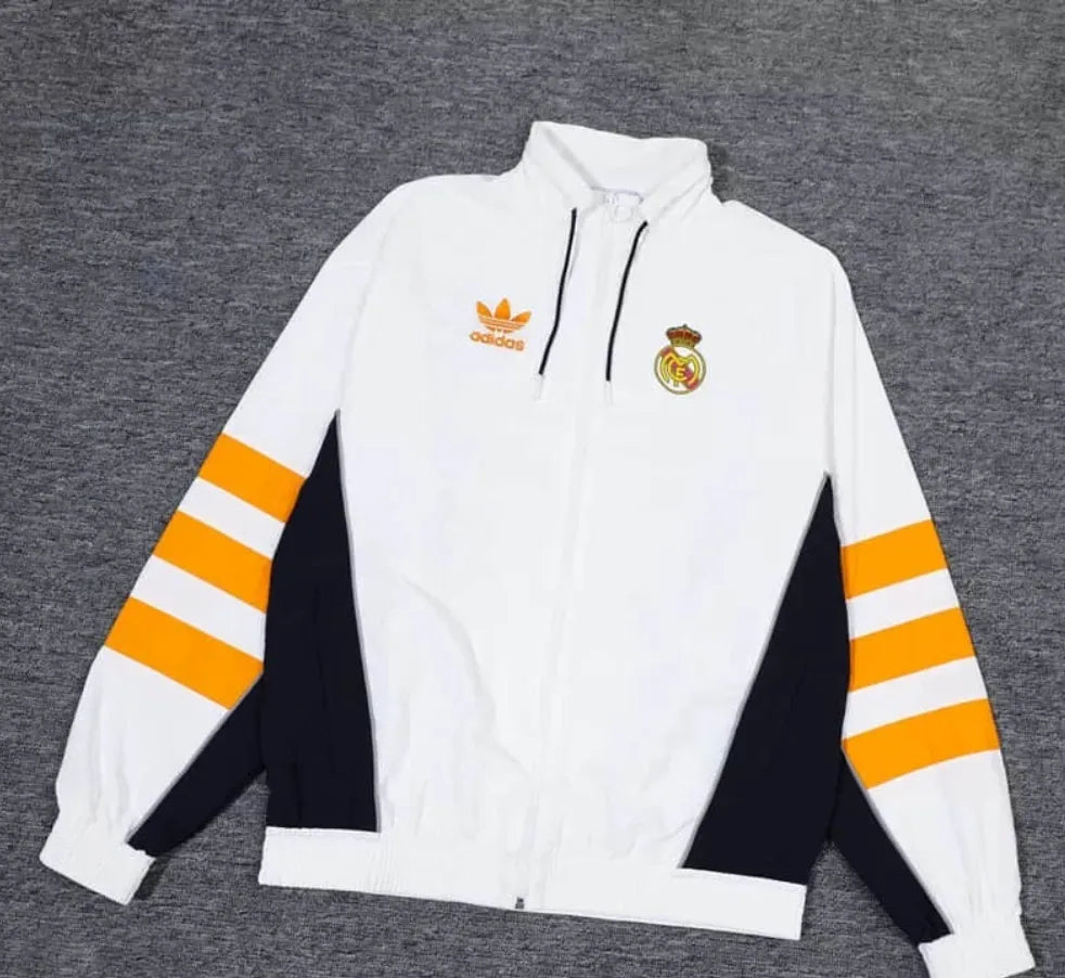 Corta-vento Real Madrid 2024/25 - White / Orange