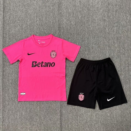 Kit Criança Special Pink October Sporting 2024/25