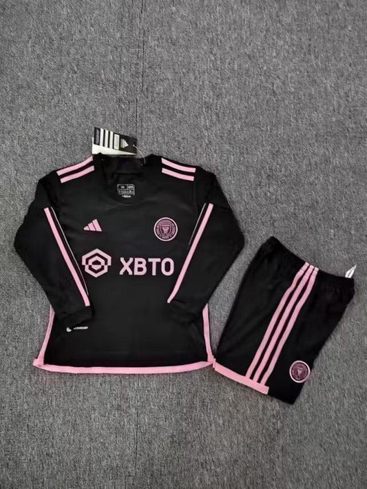 Kit Criança Secundária Inter Miami Manga Comprida 2023/24